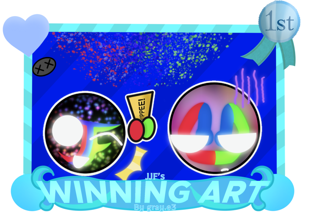 This is a winning art from an art event that was submitted by Gray.